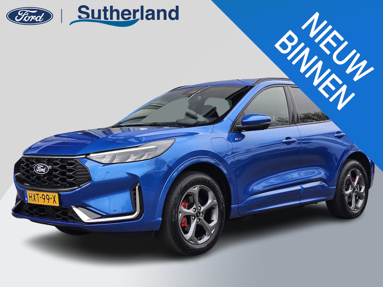 Ford Kuga - 2.5 PHEV ST-Line X | Desert Island Blue | Winterpack | elektrische bedienbare achterklep | - AutoWereld.nl