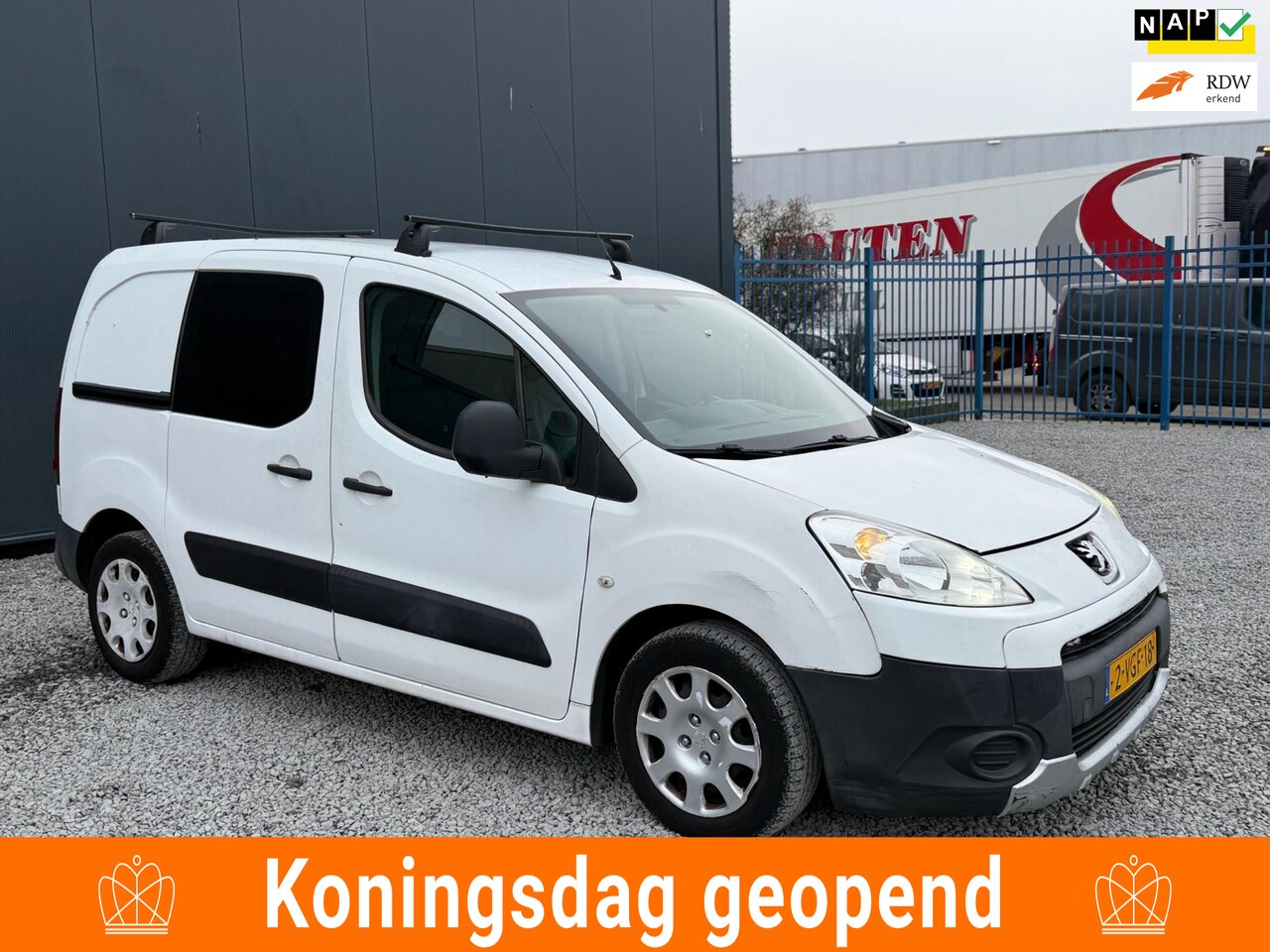 Peugeot Partner - 1.6 HDI 3ZITS!AIRCO!SCHUIFDEUR!MARGE! - AutoWereld.nl