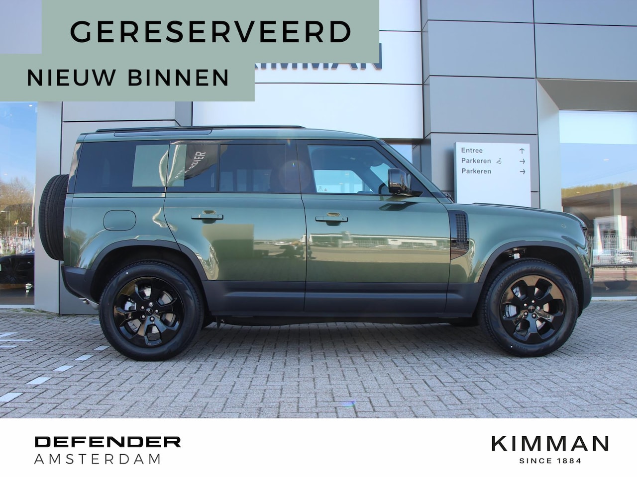 Land Rover Defender 110 - P300e Forest Edition | Schuif/Kanteldak | Stoel/stuurverwarming | - AutoWereld.nl