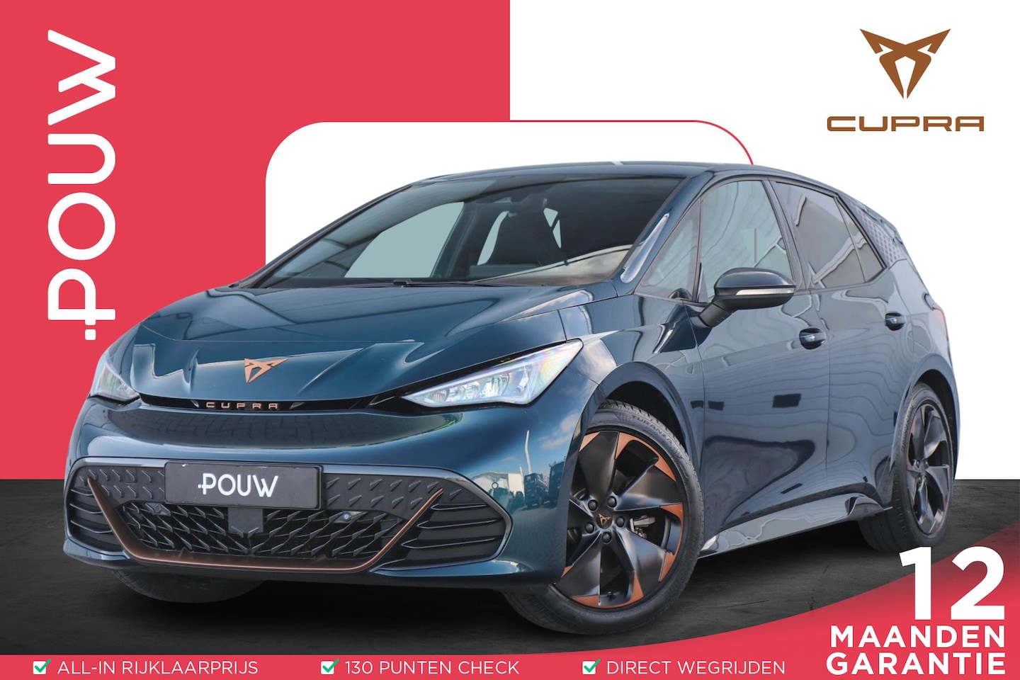 CUPRA Born - 204pk Adrenaline One 62 kWh | SoH 94% | Navigatie | Stoelverwarming | Achteruitrijcamera | - AutoWereld.nl