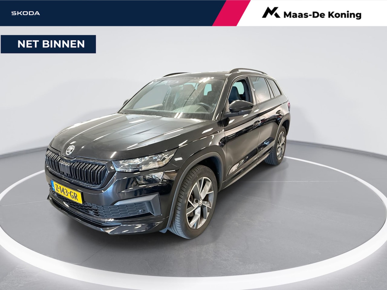 Skoda Kodiaq - 1.5 TSI 150pk DSG Sportline Business 7p. · Camera · Wegklapbare Trekhaak · 7 Persoons · Ap - AutoWereld.nl
