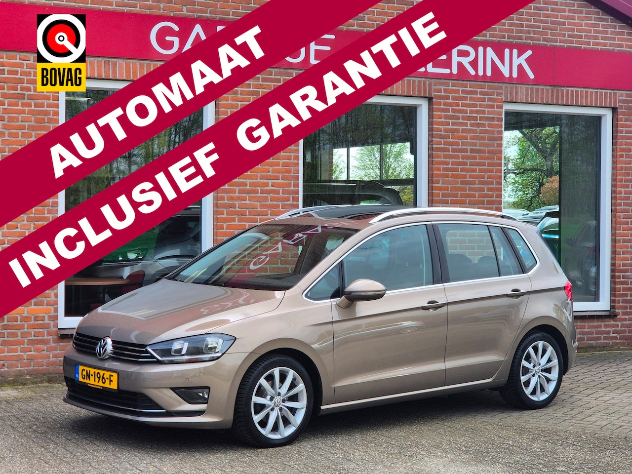 Volkswagen Golf Sportsvan - 1.2 TSI Highline 110PK 5drs AUTOMAAT clima, cruise, navi, camera, panorama, pdc - AutoWereld.nl