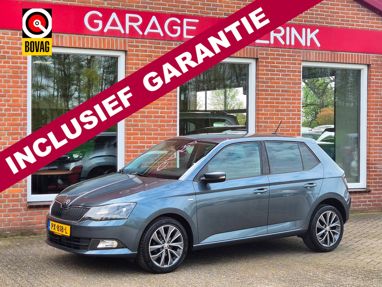 Skoda Fabia - 1.0 TSI Drive 95PK 5drs clima, cruise, navi, pdc. lmv, dab radio, elektr.ramen - AutoWereld.nl
