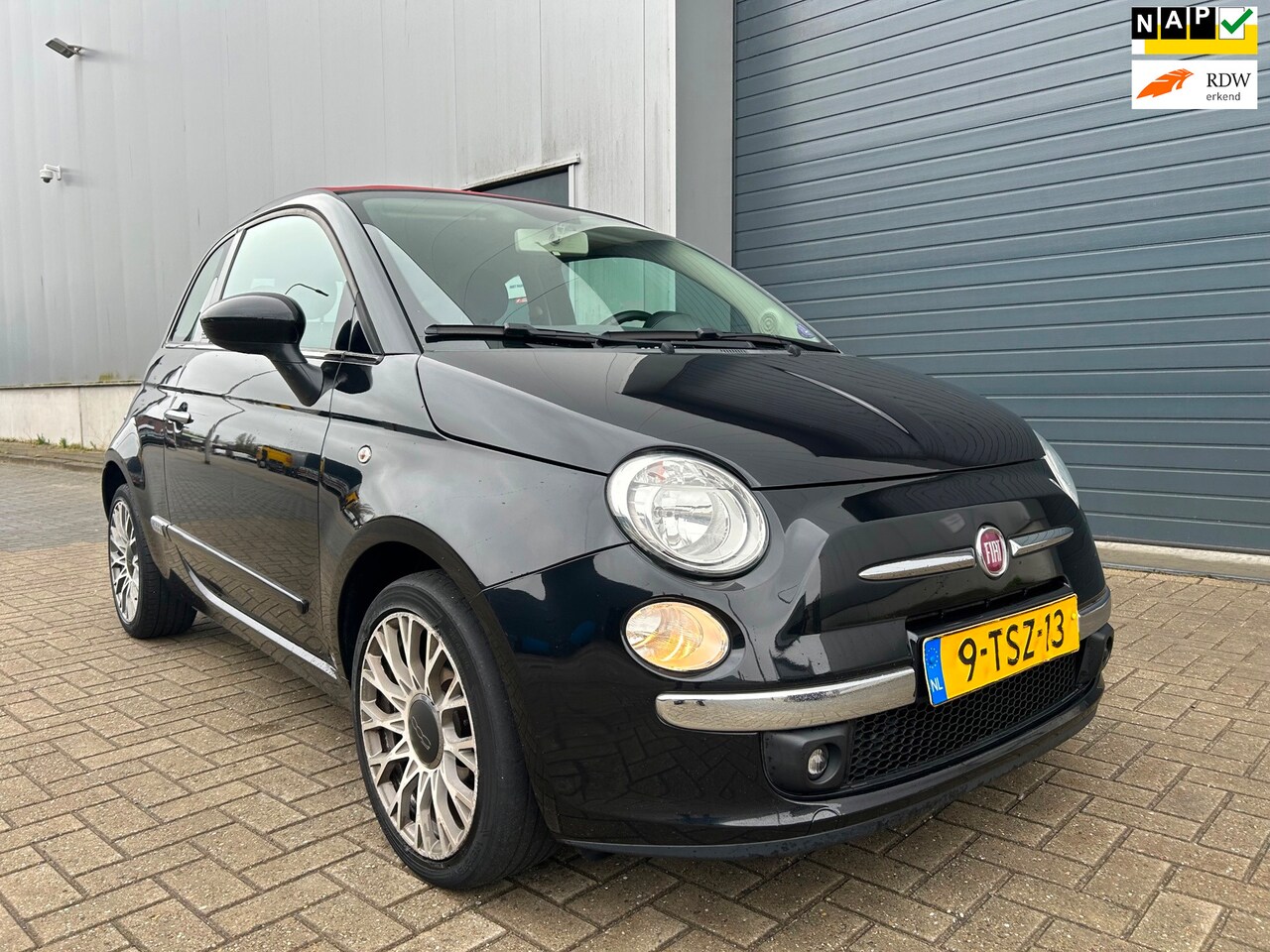Fiat 500 C - 0.9 TwinAir Lounge AIRCO NAVI PDC LEDER 1EIG - AutoWereld.nl