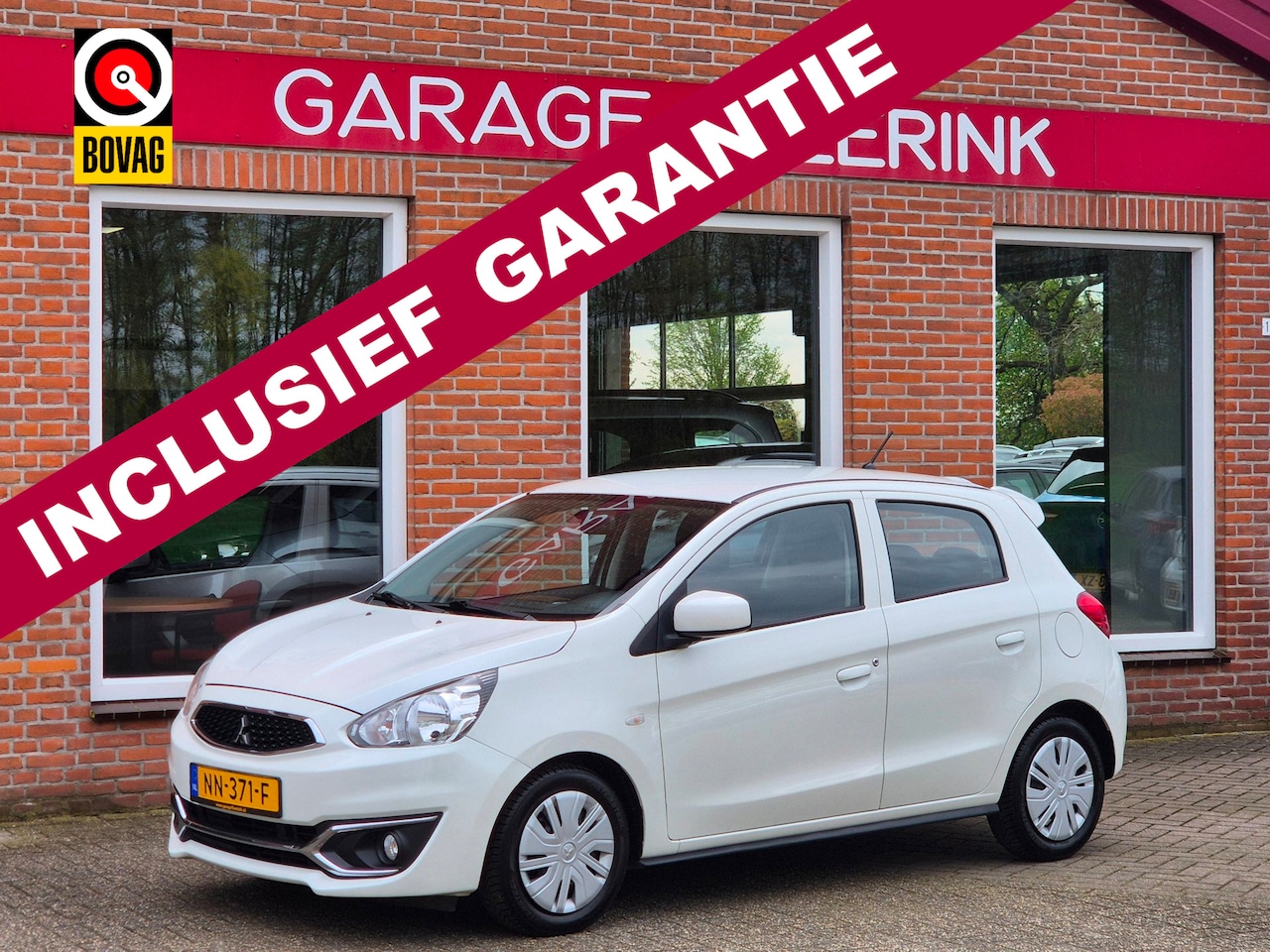 Mitsubishi Space Star - 1.0 Cool+ 71PK 5drs airco, elektr.ramen, centr.vergr, radio/cd - AutoWereld.nl