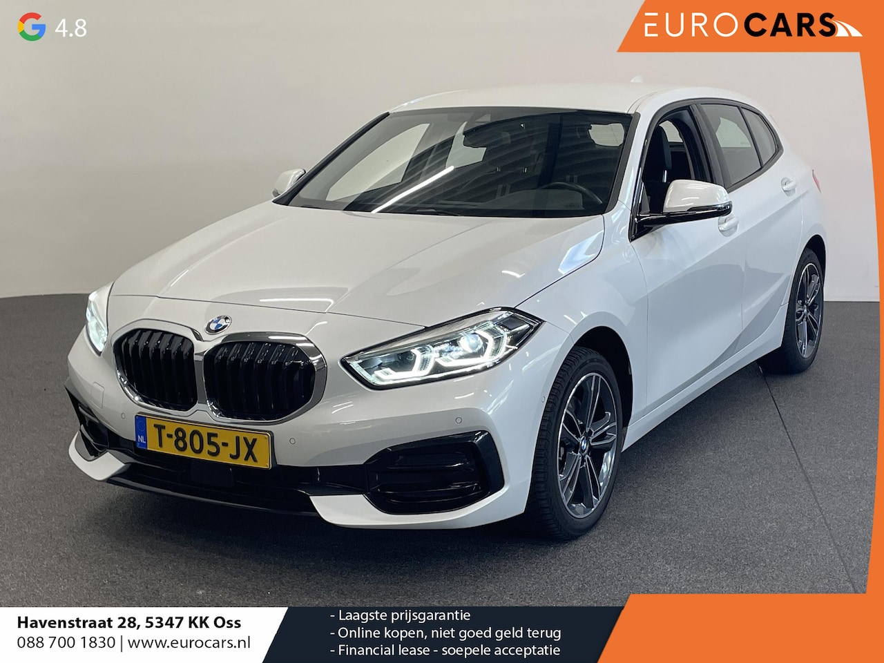 BMW 1-serie - 118i Sportline Business Edition Automaat Navigatie Apple Carplay/Android Auto Camera Parke - AutoWereld.nl