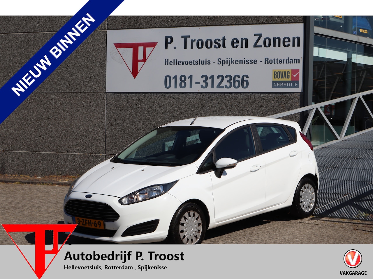 Ford Fiesta - 1.6 TDCi Airco/Navigatie/Bluetooth MEENEEMPRIJS/HANDELSPRIJS/EXPORTPRIJS - AutoWereld.nl