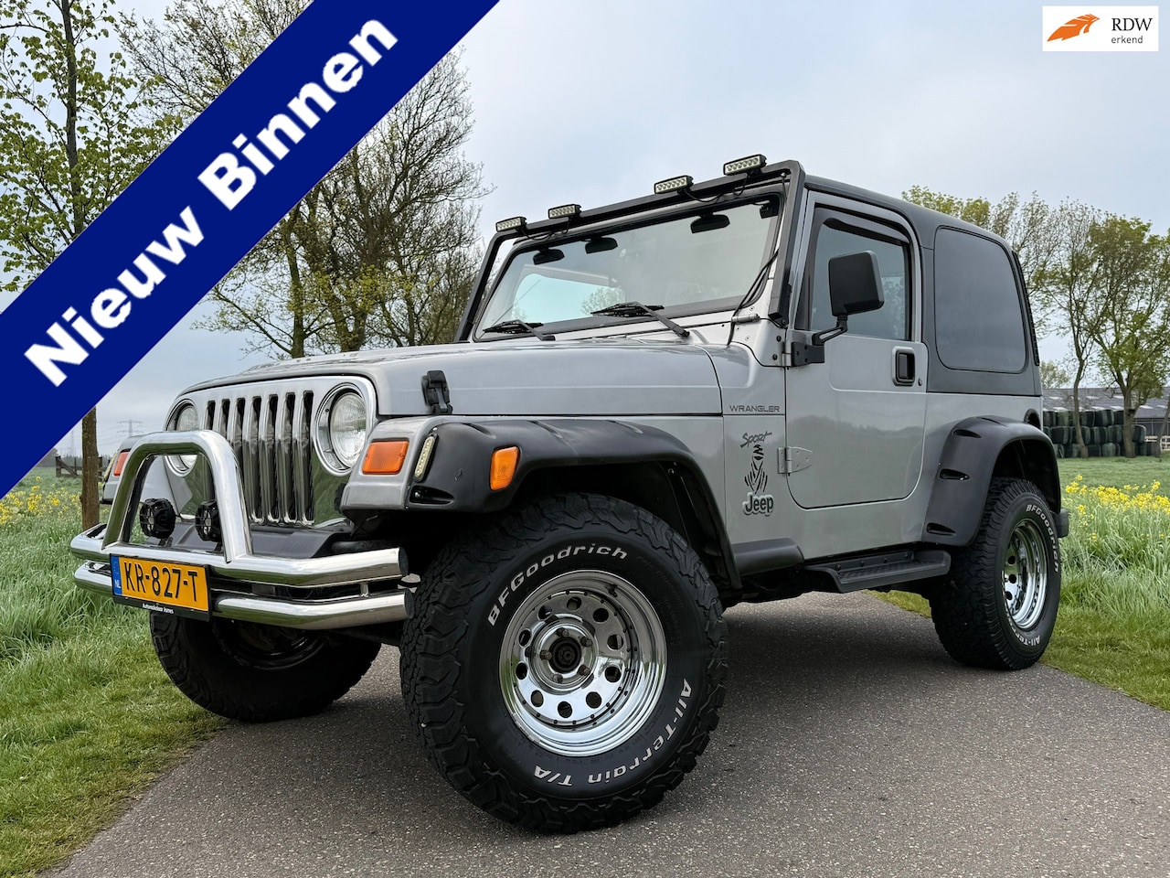 Jeep Wrangler - 2.5i Hardtop + Softtop | 4x4 | Youngtimer | Trekhaak | Bullbar | - AutoWereld.nl