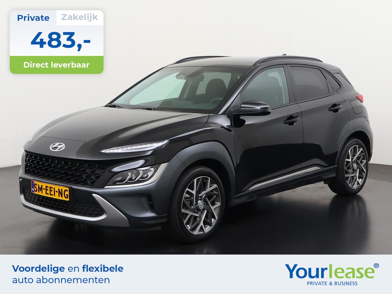 Hyundai Kona - 1.6 GDI HEV Fashion | All-in 483,- Private Lease | Direct uit voorraad - AutoWereld.nl