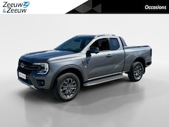 Ford Ranger - 2.0 Super Cab EcoBlue Wildtrak 205 pk Automaat | Navigatie | Trekhaak | Rollertop handbedi