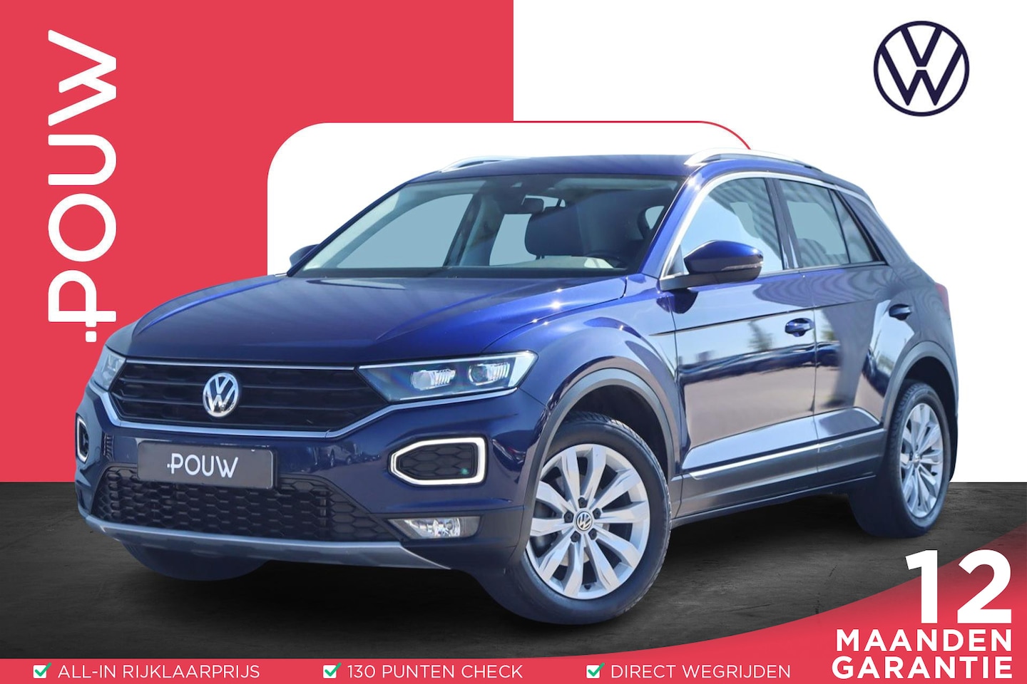 Volkswagen T-Roc - 1.5 TSI 150pk DSG Sport | Trekhaak | Navigatie | Apple Carplay/Android Auto - AutoWereld.nl