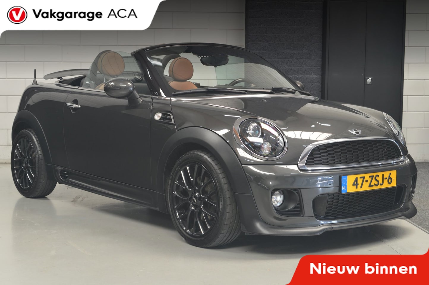MINI Roadster - Mini 1.6 Cooper // AUTOMAAT // 68.000 km // LEDER // NAVI // CLIMA // PDC // CRUISE // - AutoWereld.nl
