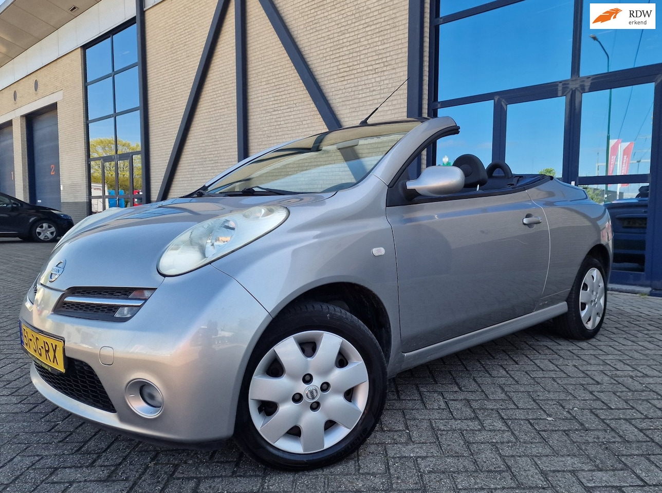 Nissan Micra - 1.4 Tekna CABRIO HARDTOP AIRCO 2 X SLEUTELS - AutoWereld.nl