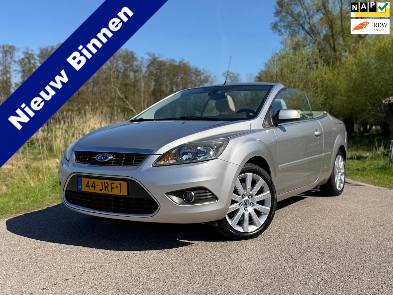 Ford Focus Coupé-Cabriolet - 2.0 Titanium Automaat Leder-Int NAP NAVI Goed Onderhouden - AutoWereld.nl