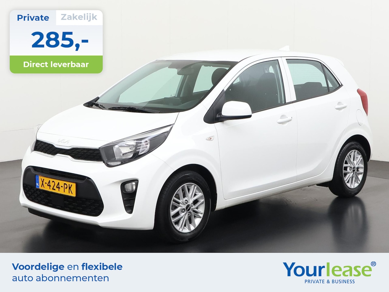 Kia Picanto - 1.0 DPi DynamicLine | All-in 285,- Private Lease | Direct uit voorraad - AutoWereld.nl