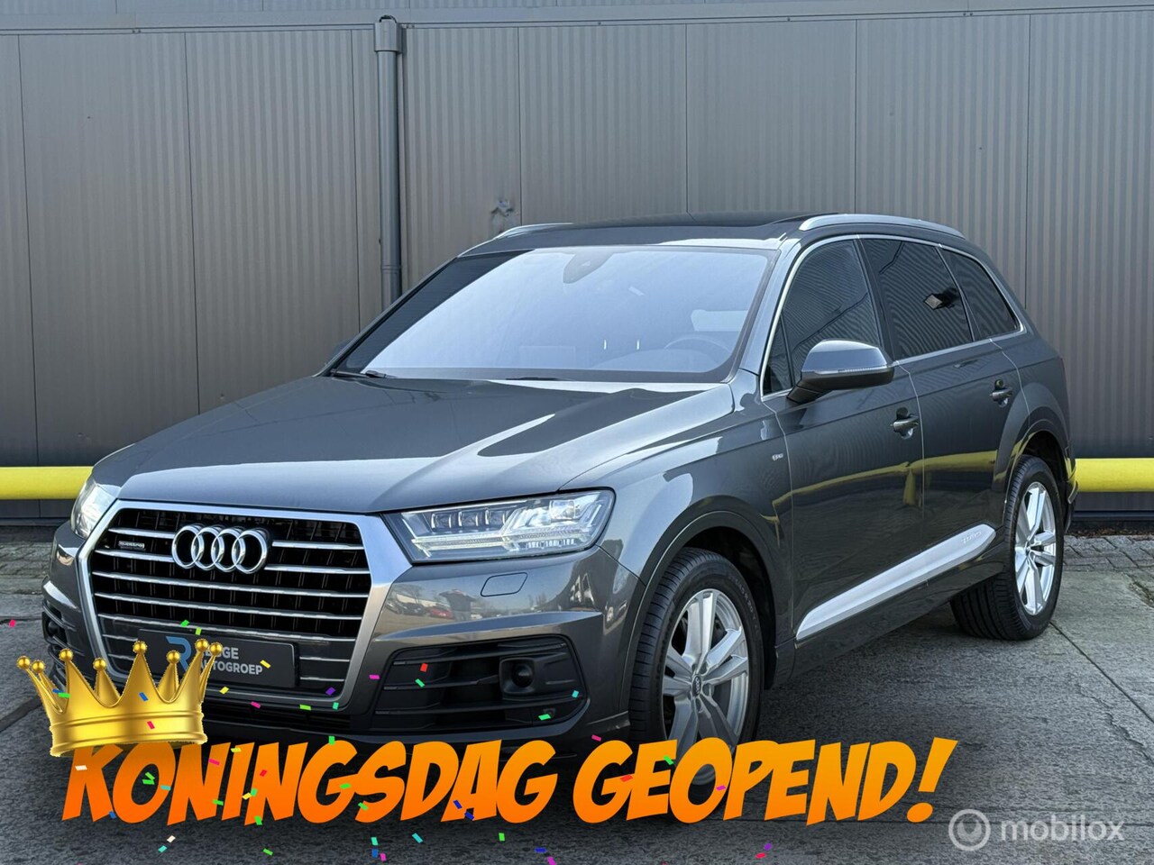 Audi Q7 - 3.0 TDI quattro S-Line GRIJS KENTEKEN | PANODAK | - AutoWereld.nl