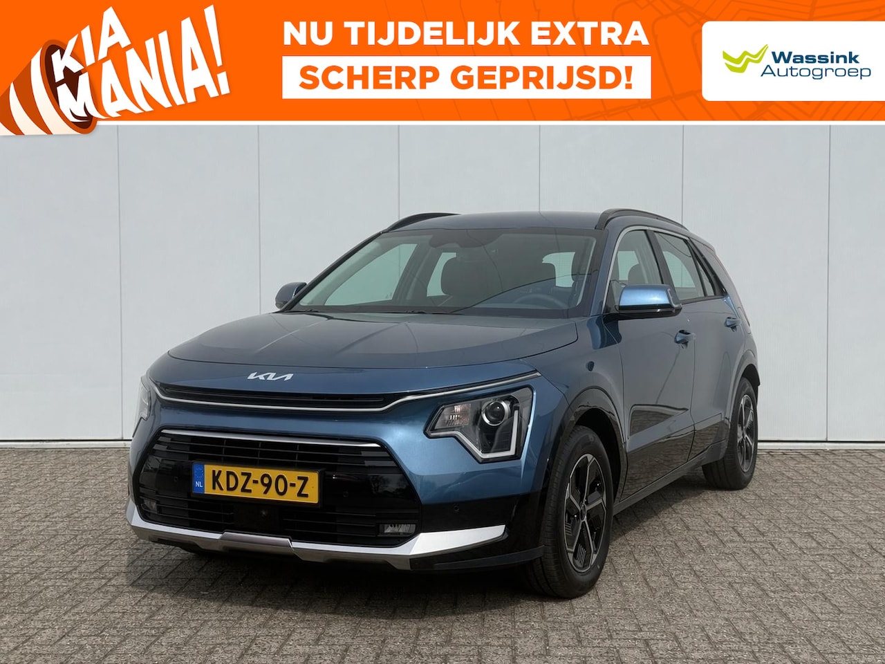 Kia Niro - 1.6 GDi Hybrid 141pk DCT6 DynamicLine | Camera achter | Carplay | Sensoren voor/achter | A - AutoWereld.nl