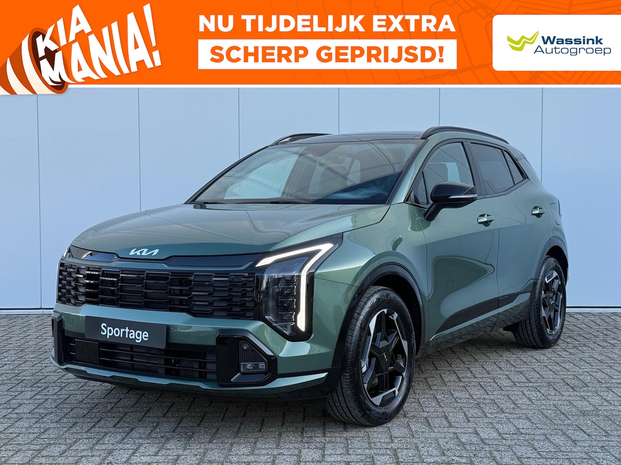 Kia Sportage - 1.6 T-GDi 239pk Hybrid AT6 GT-Line | Schuif- Kanteldak | Adaptive Cruise | Camera | Naviga - AutoWereld.nl