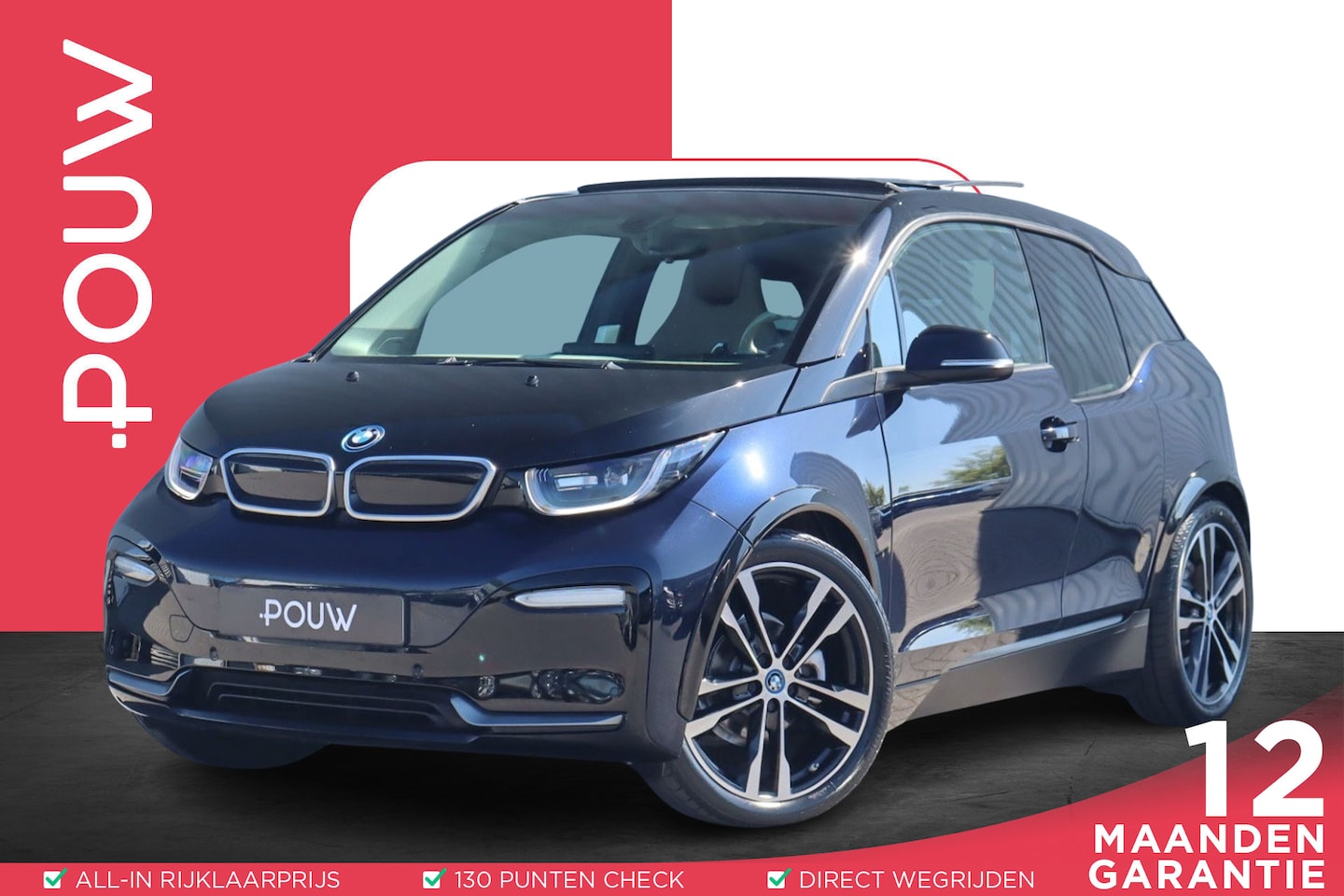 BMW i3 - S 184pk 120Ah 42 kWh | Panoramadak | Harman Kardon | Achteruitrijcamera - AutoWereld.nl