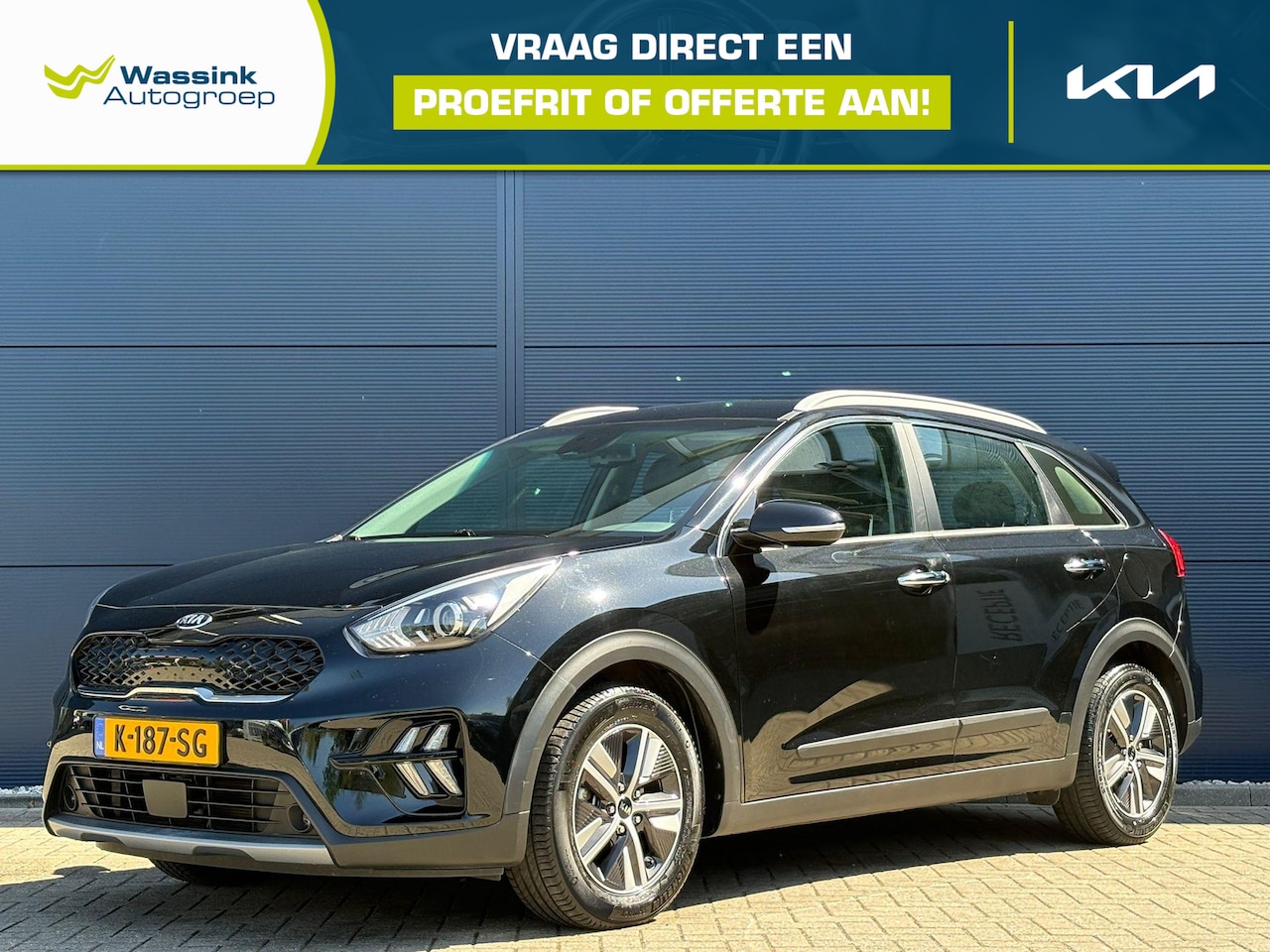 Kia Niro - 1.6 GDi Hybrid DynamicLine | Trekhaak | Climate Control | Camera | Apple CarPlay/ Android - AutoWereld.nl