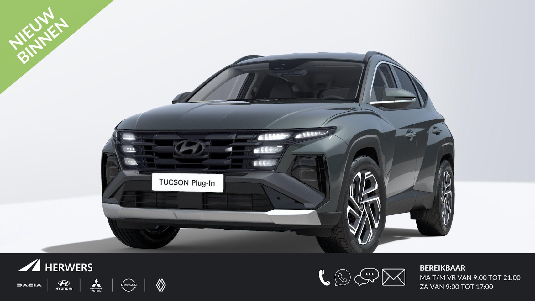 Hyundai Tucson - 1.6 T-GDI PHEV Comfort Plus €3.000,- Voordeel / Elektrische Achterklep / Stoel+Stuur Verwa - AutoWereld.nl