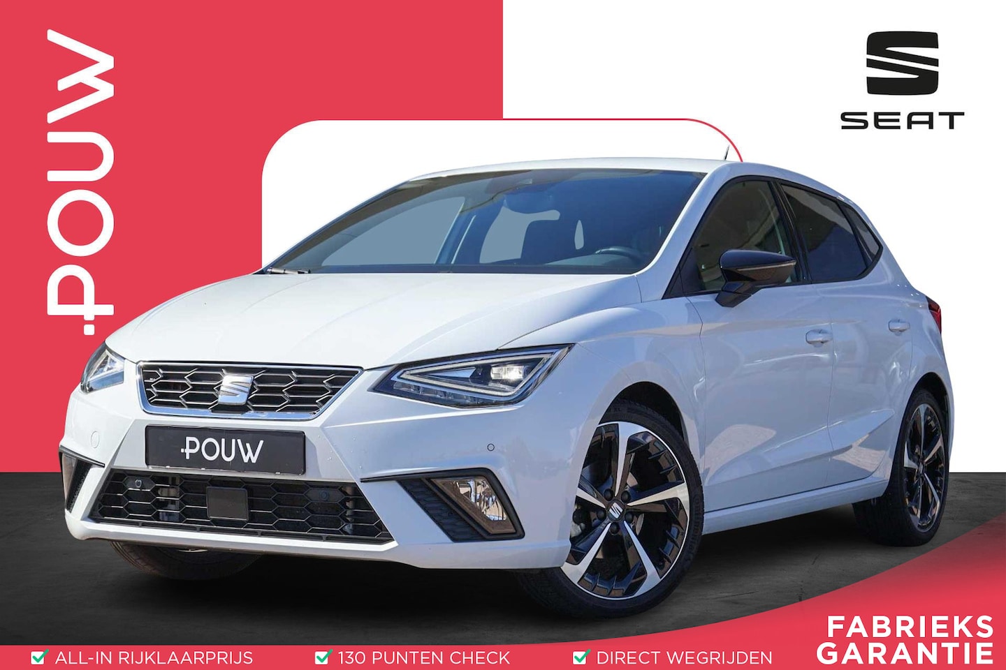 SEAT Ibiza - 1.0 EcoTSI 110pk DSG FR Business Connect | Camera | Adaptive Cruise | PDC | Apple Carplay - AutoWereld.nl