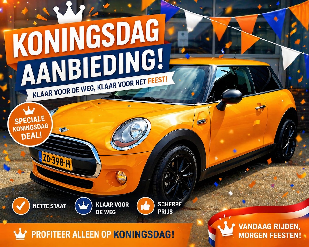 MINI One - Mini 1.2 Orange Edit, VAN €9.745,- VOOR €8.995,- - AutoWereld.nl