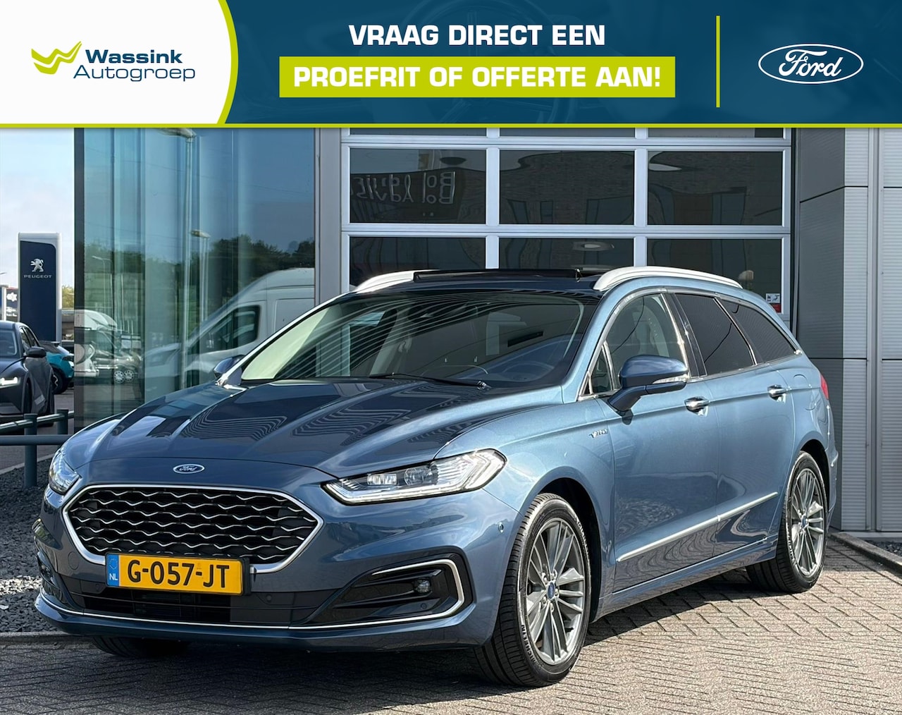 Ford Mondeo Wagon - 2.0 HEV 187pk eCVT Vignale I Trekhaak I Panoramadak - AutoWereld.nl