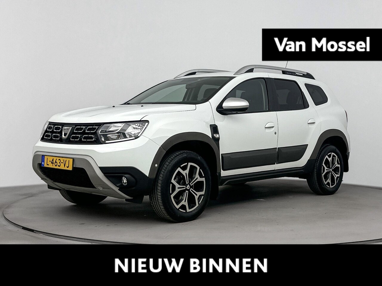 Dacia Duster - 1.0 TCe Bi-Fuel Prestige 100PK | Stoelverwarming | Rondom Camera | Keyless | Lederen Bekle - AutoWereld.nl