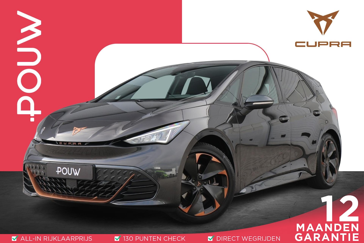 CUPRA Born - 204pk Adrenaline One 62 kWh | SoH 94% | Navigatie | Stoelverwarming | Achteruitrijcamera - AutoWereld.nl