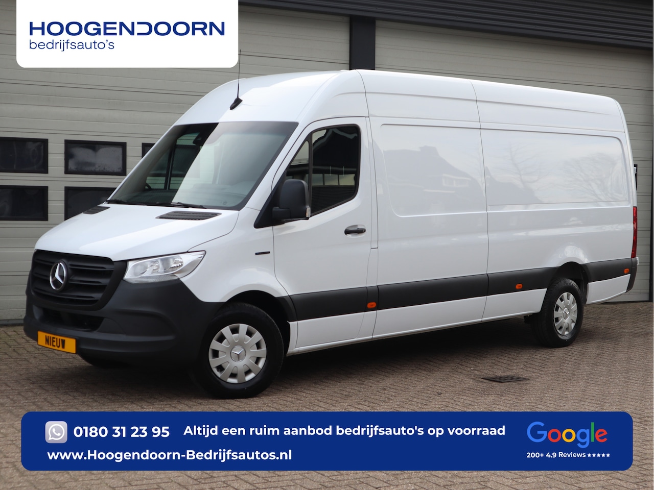 Mercedes-Benz eSprinter - 314 Accu 113 kWh WLPT 445 KM AC+DC Snelladen L3H2 Maxi - Trekhaak - AutoWereld.nl