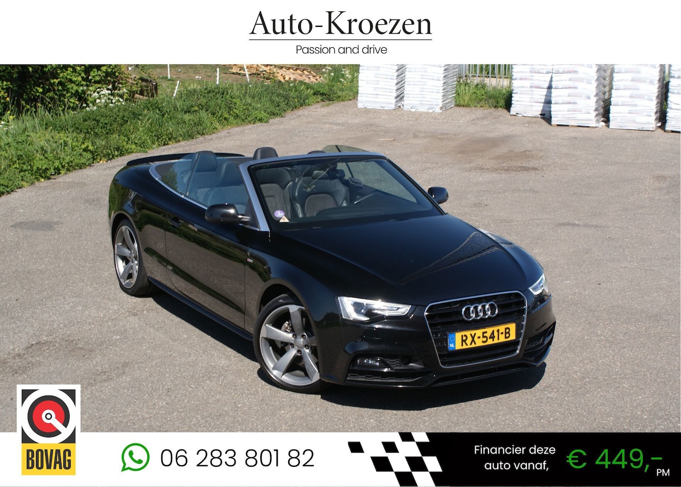 Audi A5 Cabriolet - 1.8 TFSI | S Line | Adaptief Cruise | Carplay | Nette Staat | - AutoWereld.nl