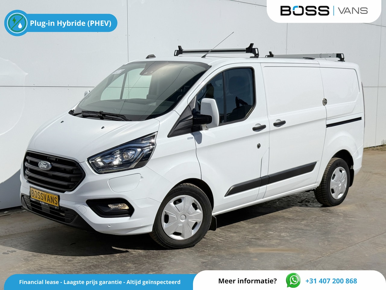 Ford Transit Custom - 340 1.0 PHEV 120PK Benzine Automaat L1H1 Airco Cruise Control Parkeersensoren Voor- & Acht - AutoWereld.nl