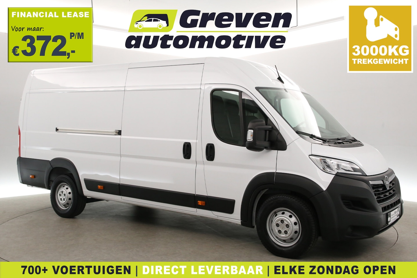 Opel Movano - 2.2D 165PK L4H2 | 3000kg Trekgew. | Airco | Cruise | 3 Zits | Parkeersens. | Stoelverw. - AutoWereld.nl
