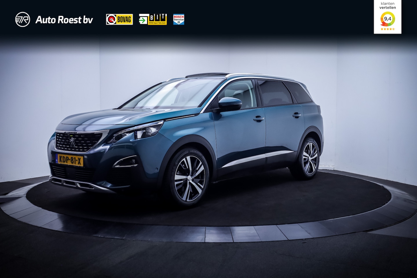 Peugeot 5008 - 1.2T 7p ALLURE Pack PANO | STOELVERW | AFN TREKHAAK | FULL LED | 360 CAM | BLINDSPOT | ELE - AutoWereld.nl