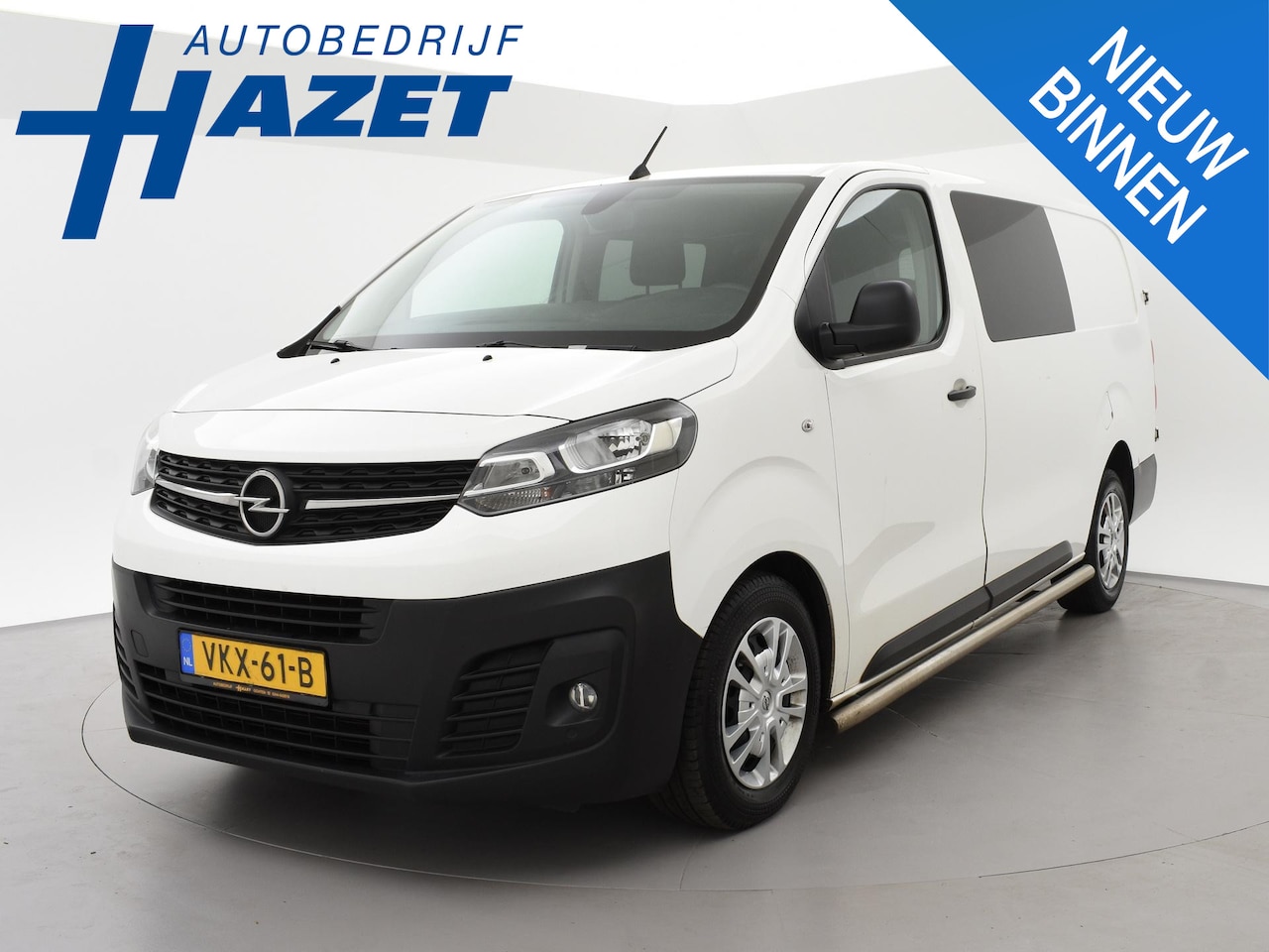 Opel Vivaro - 2.0 CDTI AUT. L3H1 DUBBEL CABINE + CAMERA | APPLE CARPLAY | NAVIGATIE | DODEHOEK - AutoWereld.nl
