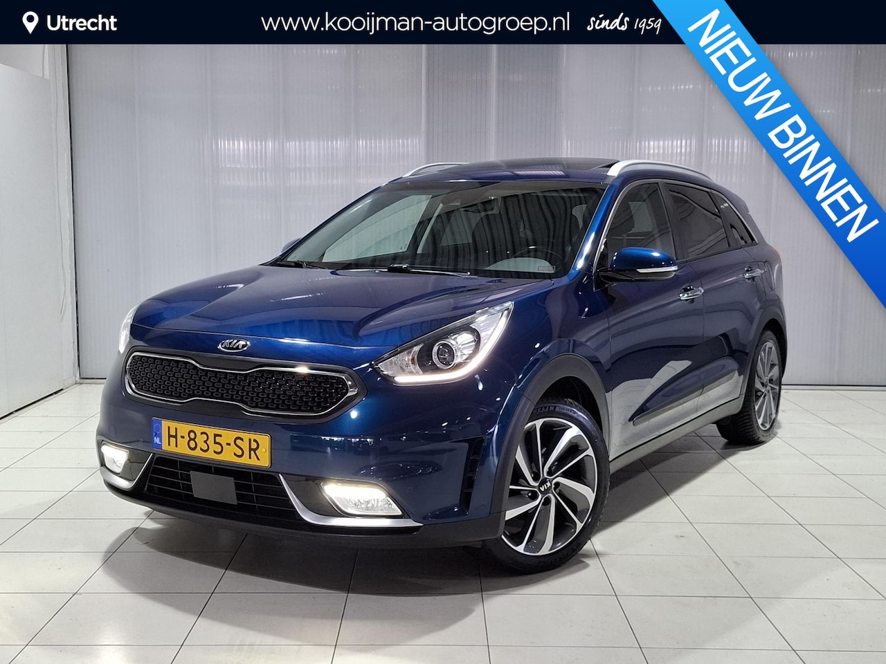 Kia Niro - 1.6 GDi Hybrid ExecutiveLine Trekhaak, Stoel en Stuur verwarming, Schuif kantel dak, Apple - AutoWereld.nl