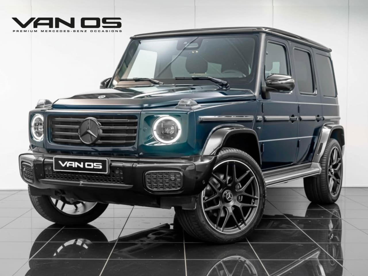 Mercedes-Benz G-klasse - G 580 AMG Line | Smaragd groen | Bi-Color | Burmester - AutoWereld.nl