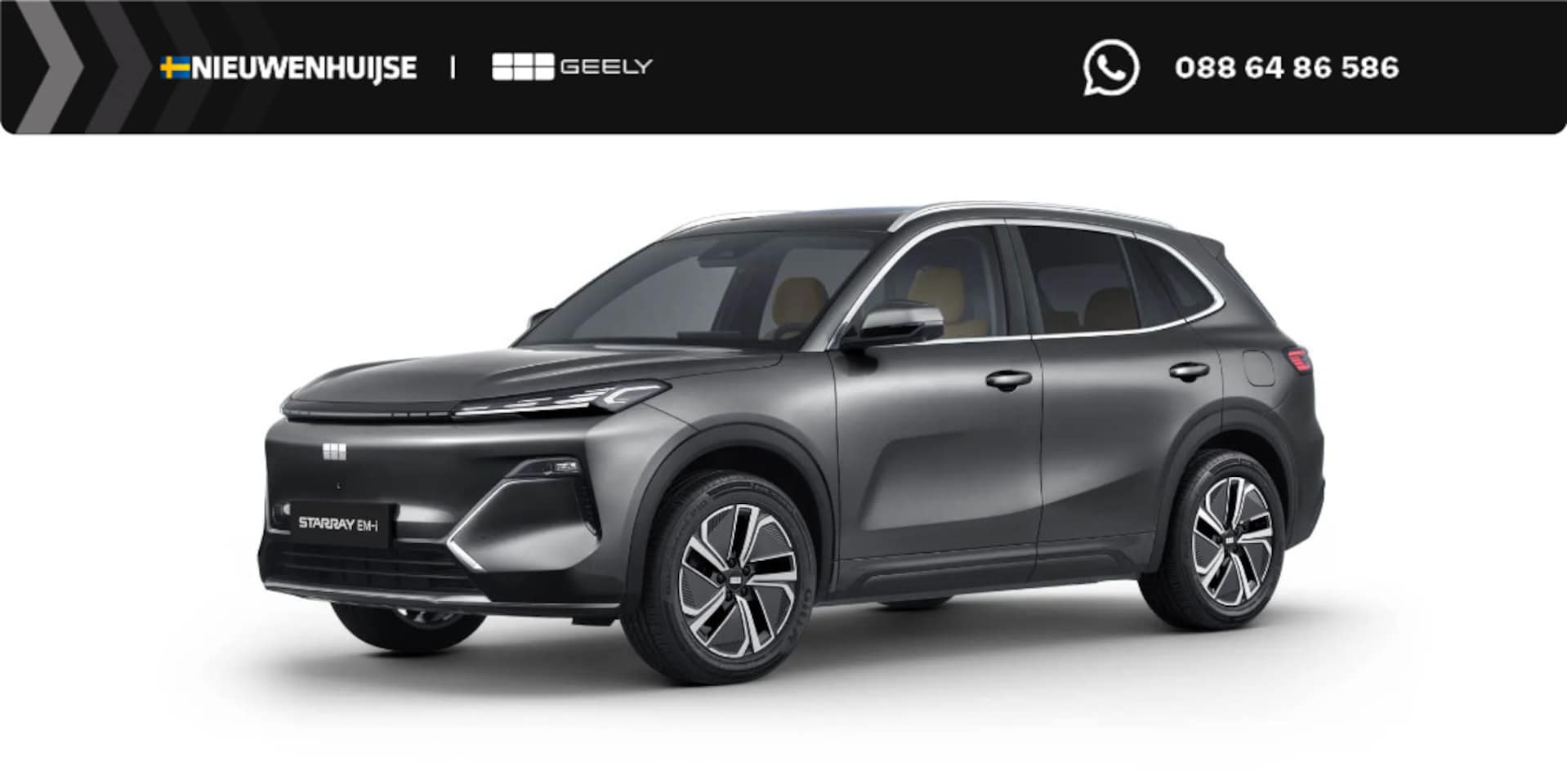 Geely Starray EM-i - 1.5 Max+ | 136km Elektrisch bereik | Stoelverwarming voor + achter | 360 camera | Flyme pr - AutoWereld.nl