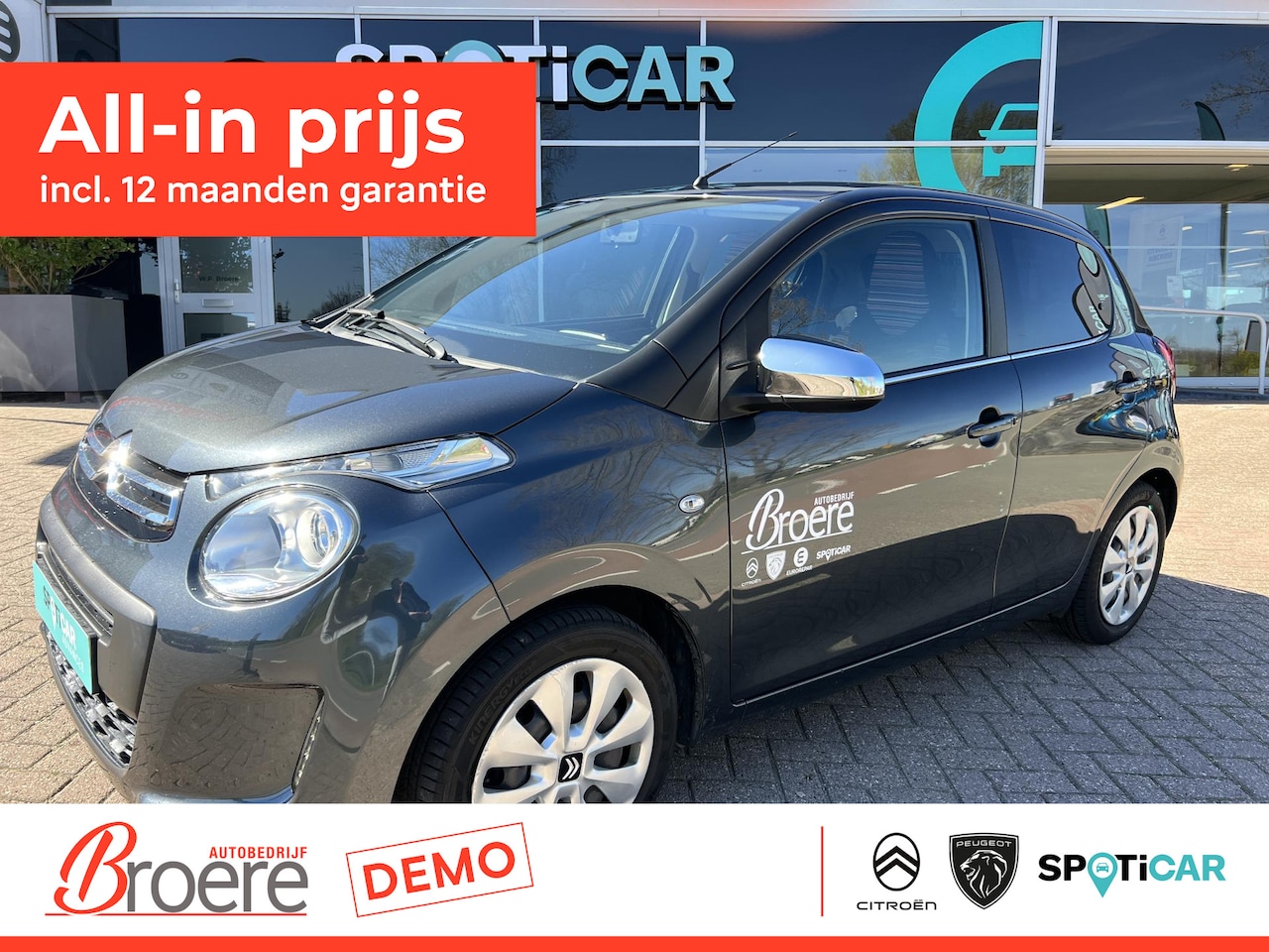 Citroën C1 - 1.0 VTi 72PK 5D Feel Bluetooth,Airco - AutoWereld.nl