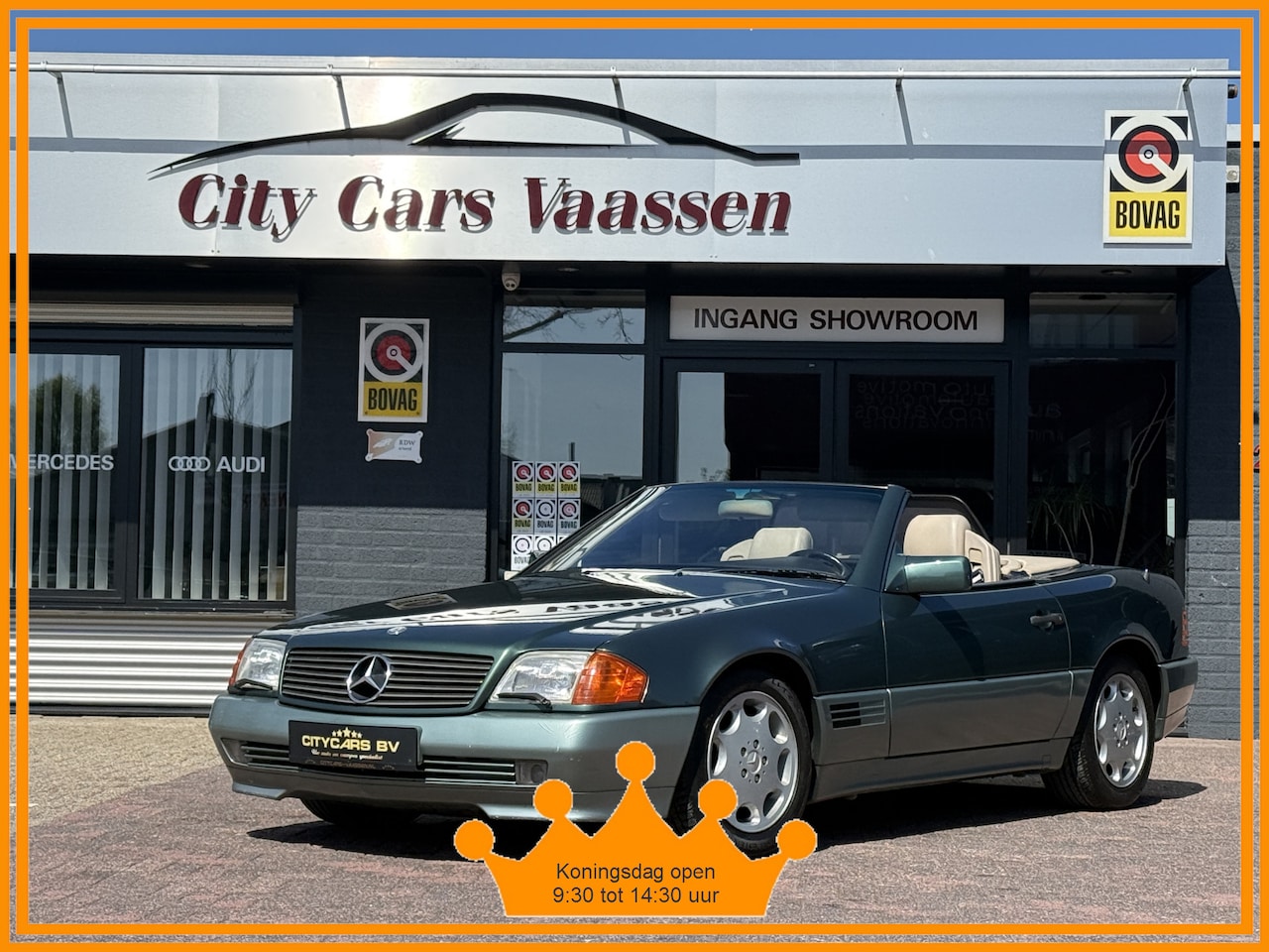 Mercedes-Benz SL-klasse Cabrio - 300 SL-24 uniek exemplaar!!zeer nette auto airco climate ctr leder lmv 16 inch hardtop - AutoWereld.nl