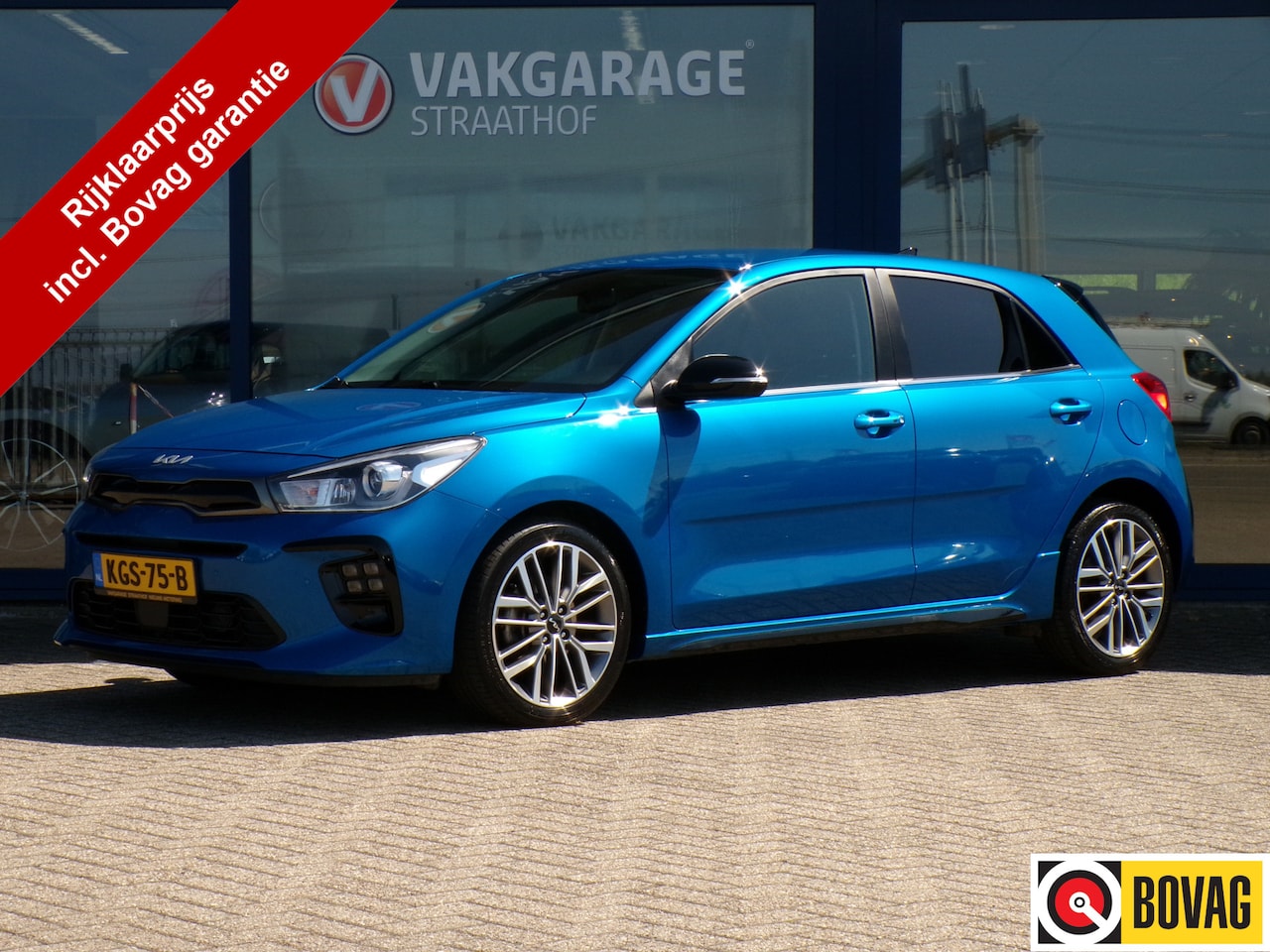 Kia Rio - 1.0 T-GDi MHEV GT-Line 1.0 T-GDi MHEV GT-Line, Carplay + Android Auto / Camera + Sensoren / Stoel + stuurverwarmi - AutoWereld.nl