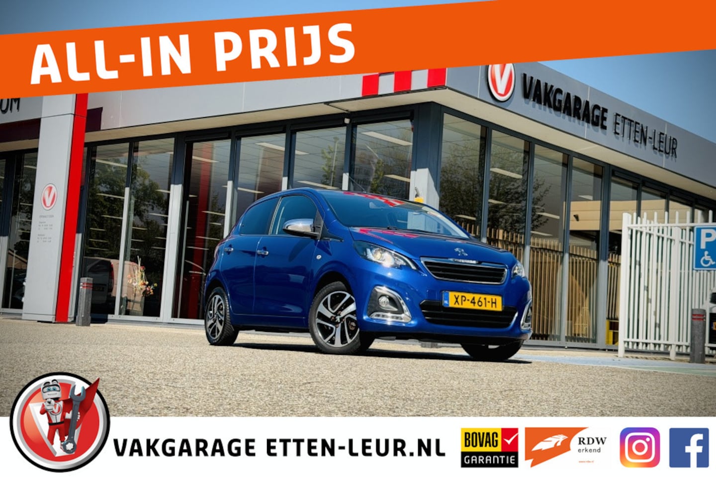 Peugeot 108 - 1.0 e-VTi Allure | CARPLAY + ANDROID | AIRCO | BLUETOOTH - AutoWereld.nl