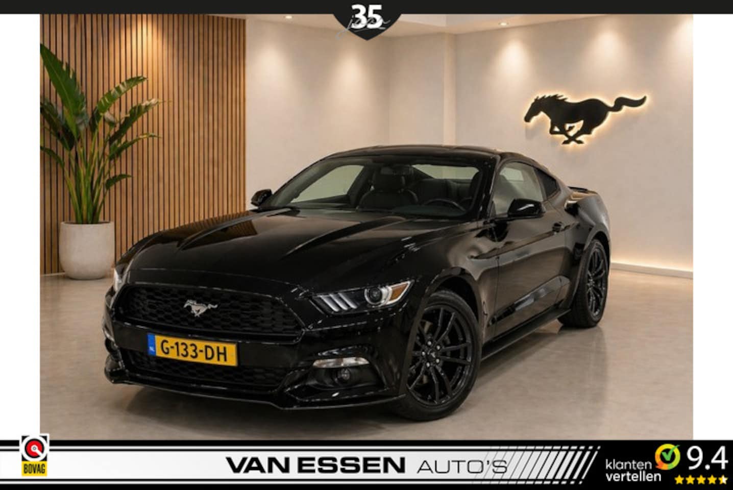 Ford Mustang Fastback - 2.3 EcoBoost Automaat Leder Camera Stoelvent./verw. MBRP Exhaust! - AutoWereld.nl