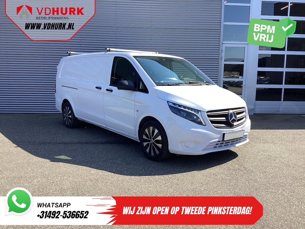 Mercedes-Benz Vito - 119 CDI Aut. XL L3 LED/ Standkachel/ Stoelverw./ Carplay/ Navi/ Camera/ PDC/ LMV/ Cruise/ - AutoWereld.nl
