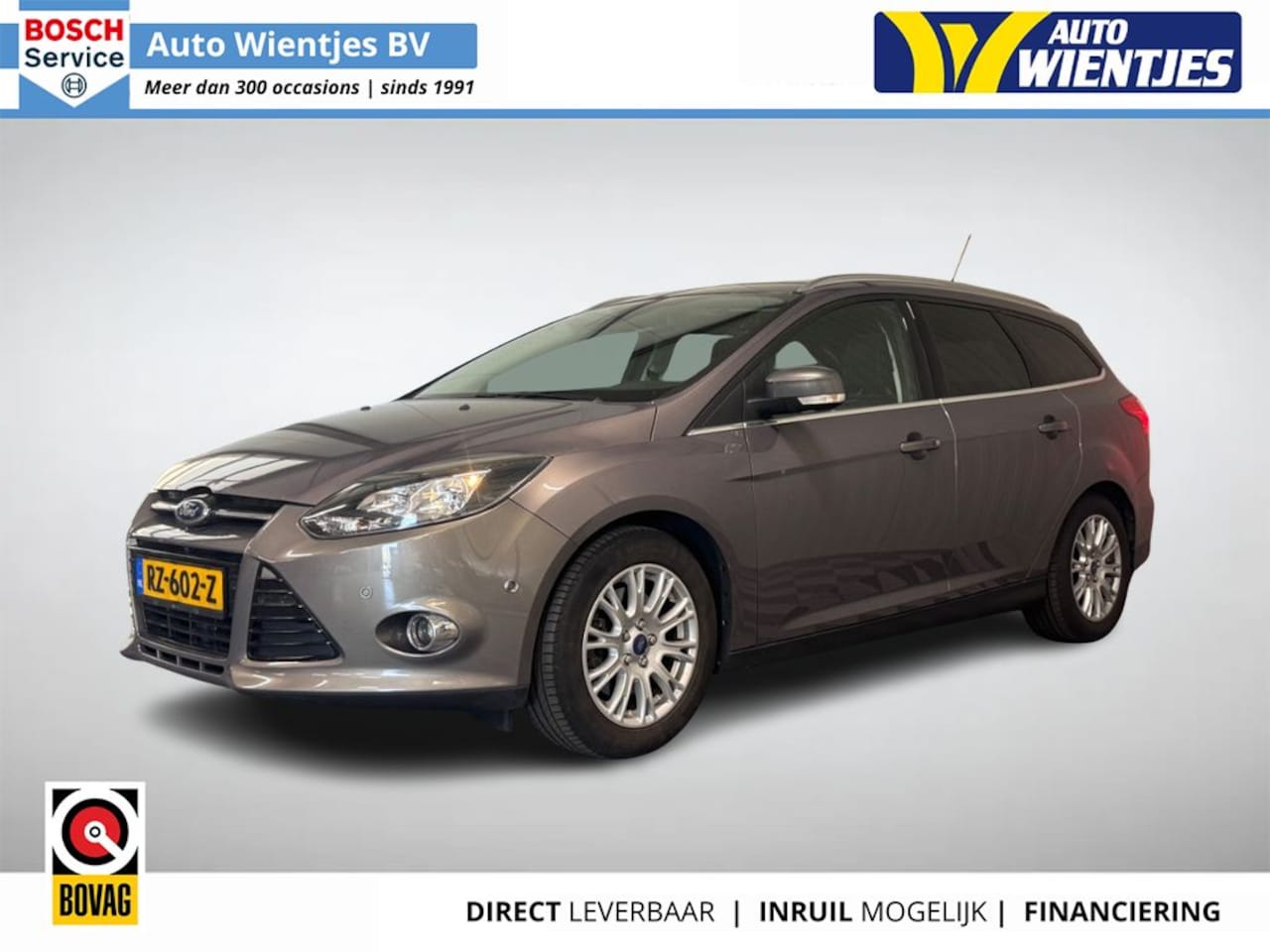 Ford Focus Wagon - 1.6 EcoBoost | Titanium | Airco-Ecc | Cruise | Navi | Trekhaak - AutoWereld.nl