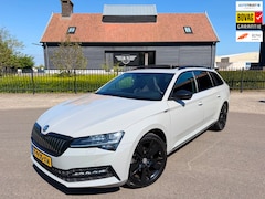 Skoda Superb Combi - 1.4 TSI iV 218PK Sportline Black-Line Pano Memory Canton 360"Virtual/Displ Matrix Keyless