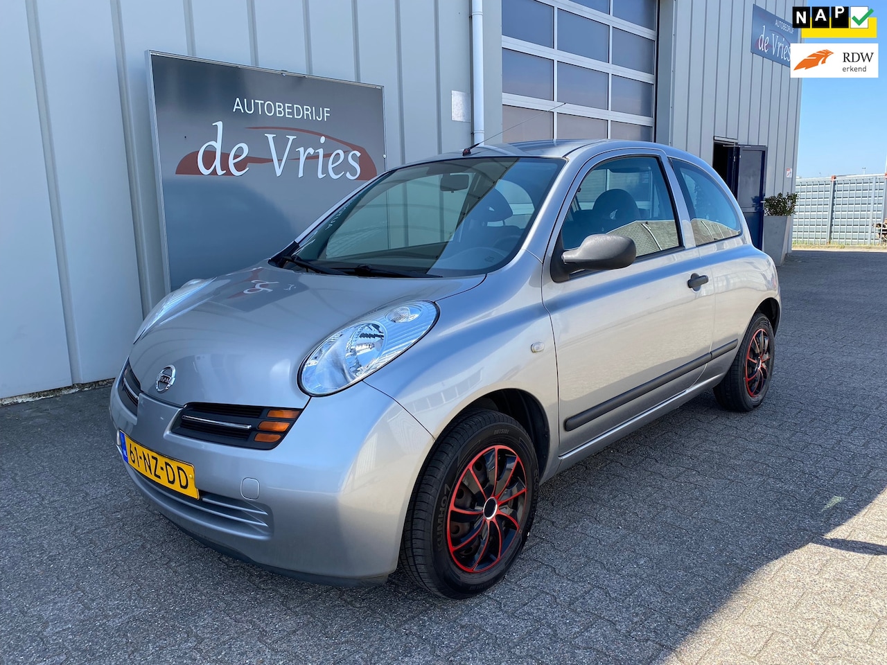 Nissan Micra - 1.2 Visia / Airco / Elektr.pakket / Nieuwe APK / NAP / Zeer netjes!! - AutoWereld.nl