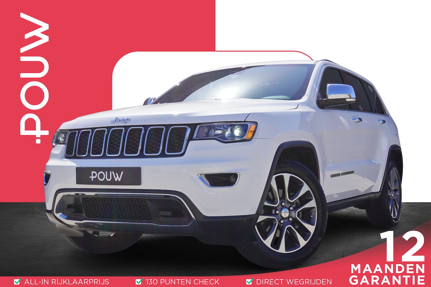 Jeep Grand Cherokee - 3.6 286pk AUT Summit | Stoelverwarming Voor & Achter | Achteruitrijcamera - AutoWereld.nl