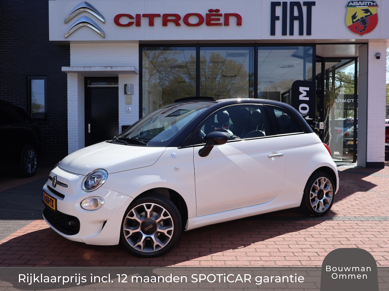 Fiat 500 C - Cabrio 1.0 70PK Hybrid Hey Google, Rijklaarprijs | Navigatie | Lichtmetalen wielen | Parke - AutoWereld.nl